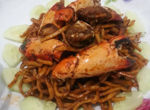 Foto resep Mie Aceh Kepiting Pedas