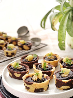 Foto resep Pie Coklat Polkadot