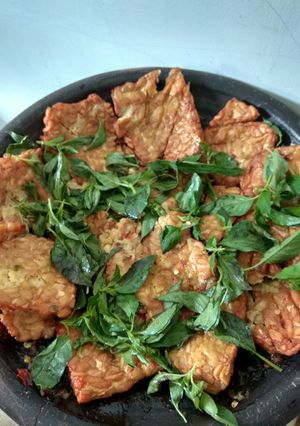 Foto resep Tempe penyet kemangi