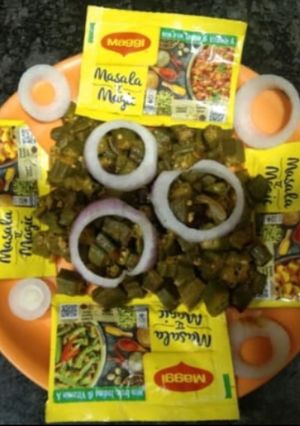 प्याज़ वाली भिंडी (pyaz wali bhindi recipe in Hindi) रेसिपी मुख्य फोटो