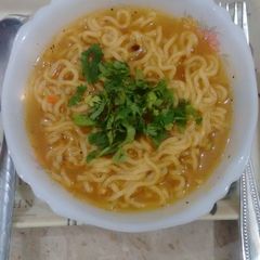 A picture of Restaurant style Maggi.