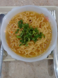 A picture of Restaurant style Maggi.
