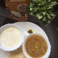A picture of Multimillet veggie khichdi.