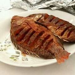 A picture of Marinated fried fish.