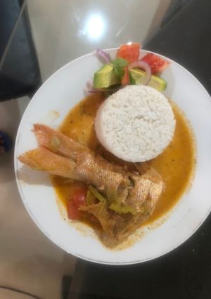 Una foto de Pescado al Coco
