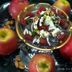 A picture of Choco Fruit Ice Cream with custard apple pulp.