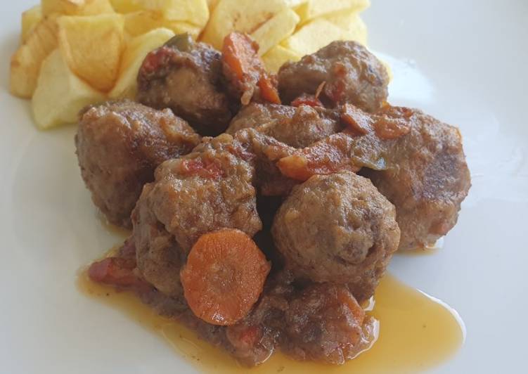Albóndigas con verduras