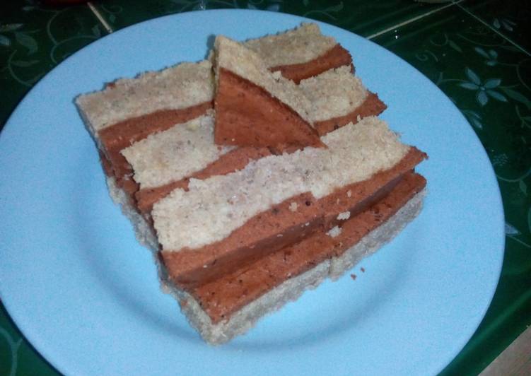 Bolu pisang coklat kukus no mixer