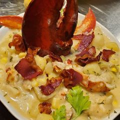 Lobster Corn Chowder A picture of Lobster Corn Chowder.