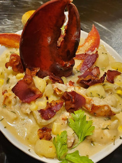 A picture of Lobster Corn Chowder.