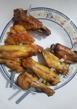 عکسی از دستور کتف و بال کبابی