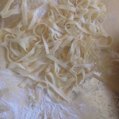 A picture of Homemade pasta.