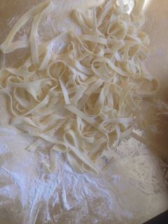 A picture of Homemade pasta.