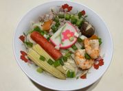 A picture of egg fish cake