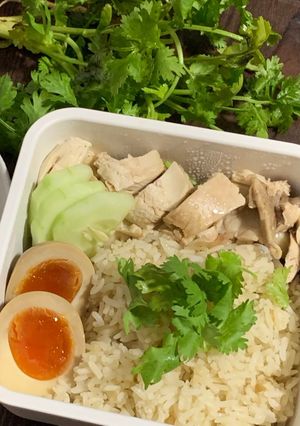 A picture of LunchBox Mealsʕ·͡ᴥ·ʔ: Singaporean Chicken Rice Recipe.