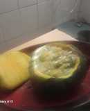 Canasta de calabaza al horno