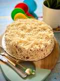 Indonesian Fermented Cassava Cheese Cake (Bolu Tape Keju)