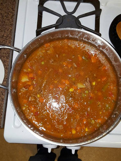 A picture of Steak Soup.