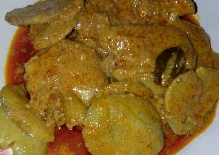Resep Kalio Ayam Kampung mix Jengkol, Lezat Sekali