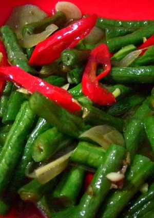 Foto resep Oseng kacang panjang