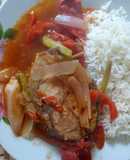 Sudado al jugo de pescado