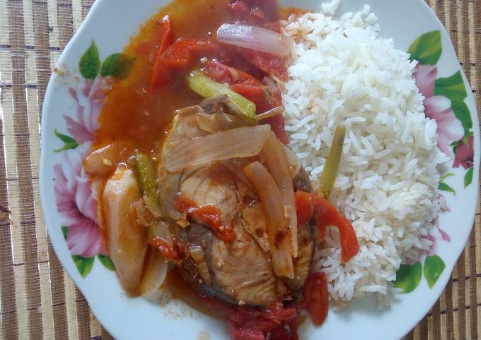 Sudado al jugo de pescado Receta de Mercedes Huaman Flores- Cookpad