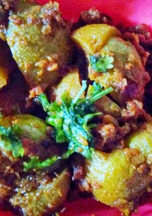 A picture of Stuffed RoundGourd /Tinda.