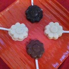 A picture of Chocolate lollipop.