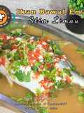 Ikan Bawal Emas Stim Limau