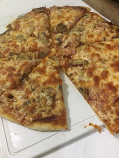 Una foto de Pizza