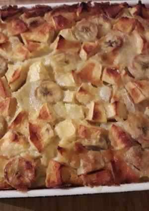 Une photo de Clafouti pomme banane