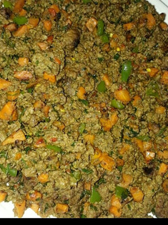 A picture of Samosa fillings.