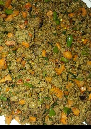 A picture of Samosa fillings.