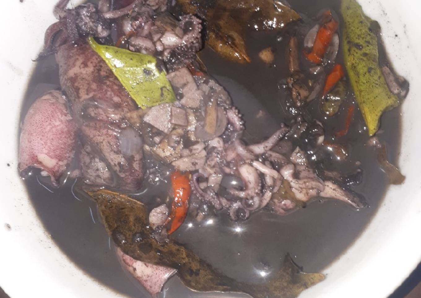 Cumi hitam ekstra pedas