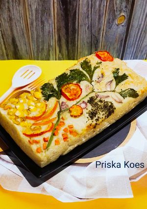 Foto resep Focaccia Garden