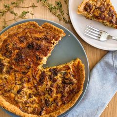 A picture of Leek & Pancetta Quiche.