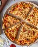 Pizza de atún con base de calabacín