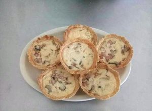 Una foto de Tarta de champiñones