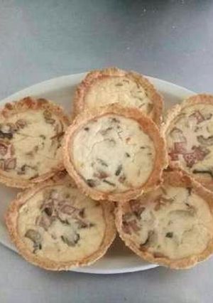 Una foto de Tarta de champiñones