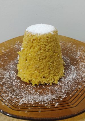 Una foto de Tortita de limón en microondas 🍋