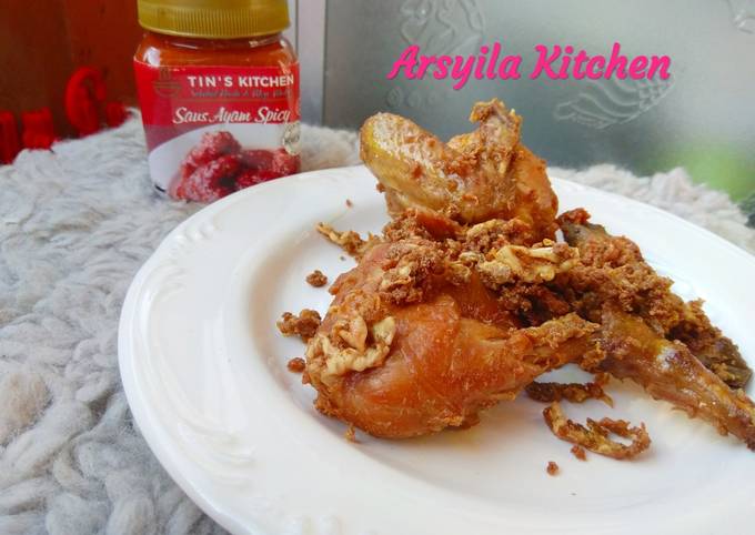 Resep Ayam Kalasan bumbu telur Anti Gagal