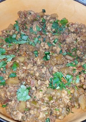 A picture of Tawa Vegetable Keema.