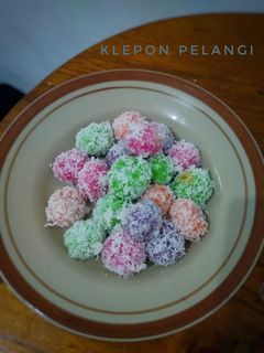 Foto resep Klepon Pelangi