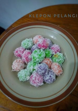 Foto resep Klepon Pelangi
