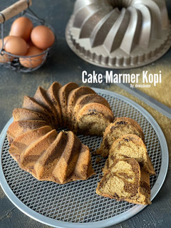 Foto resep Cake Marmer kopi