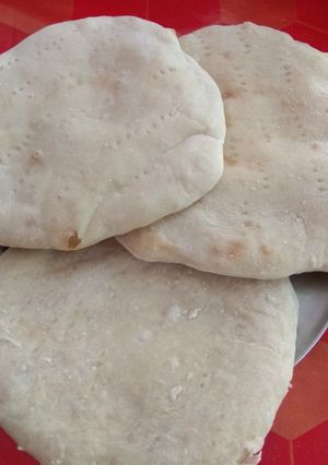 A picture of Homemade pizza base.