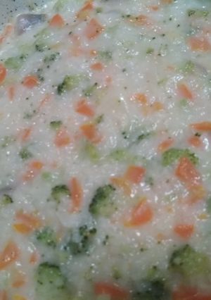 Foto resep Bubur sayur simple untuk mpasi