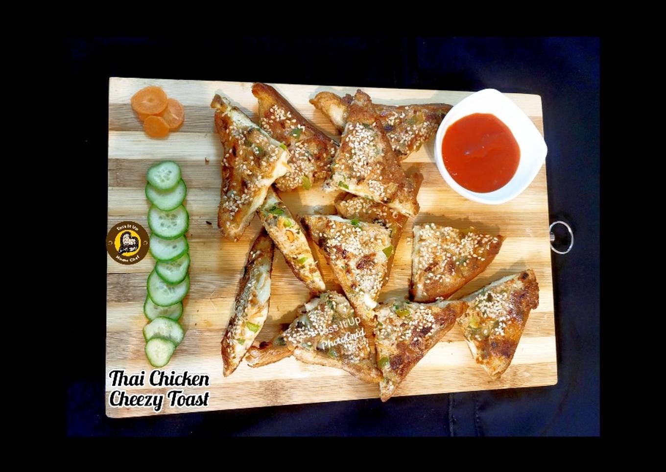 Thai Chicken Cheezy Toast