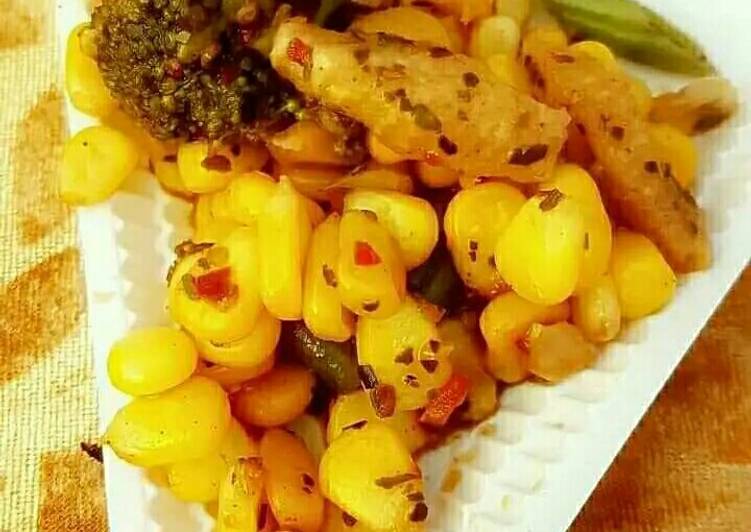 Recipe of Favorite Chatpate corns