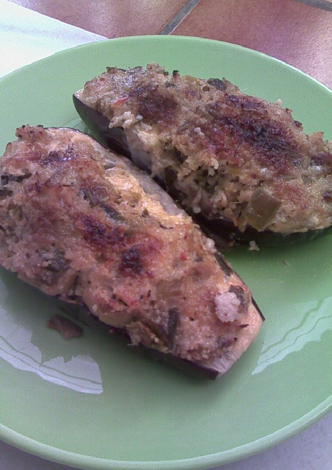 Una foto de Berenjenas rellenas de couscous